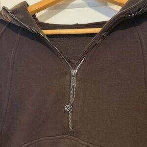 Women's Lulu lemon Brown scuba Hoodie